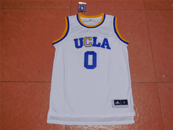 2017 UCLA Bruins #0 Westbrook White College Basketball Authentic Jersey->->NCAA Jersey